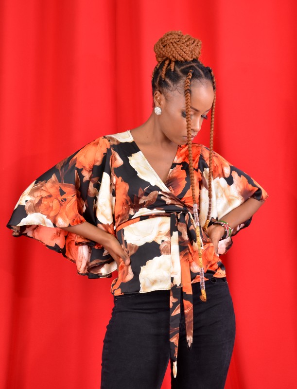 CHASING GRACE WRAP TOP